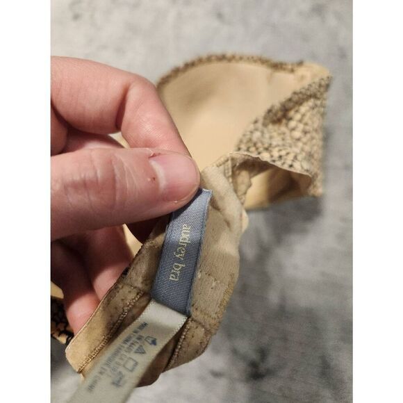 Aerie Size 34C Audrey Strapless Snake Print Bra Tan Black - Picture 4 of 4